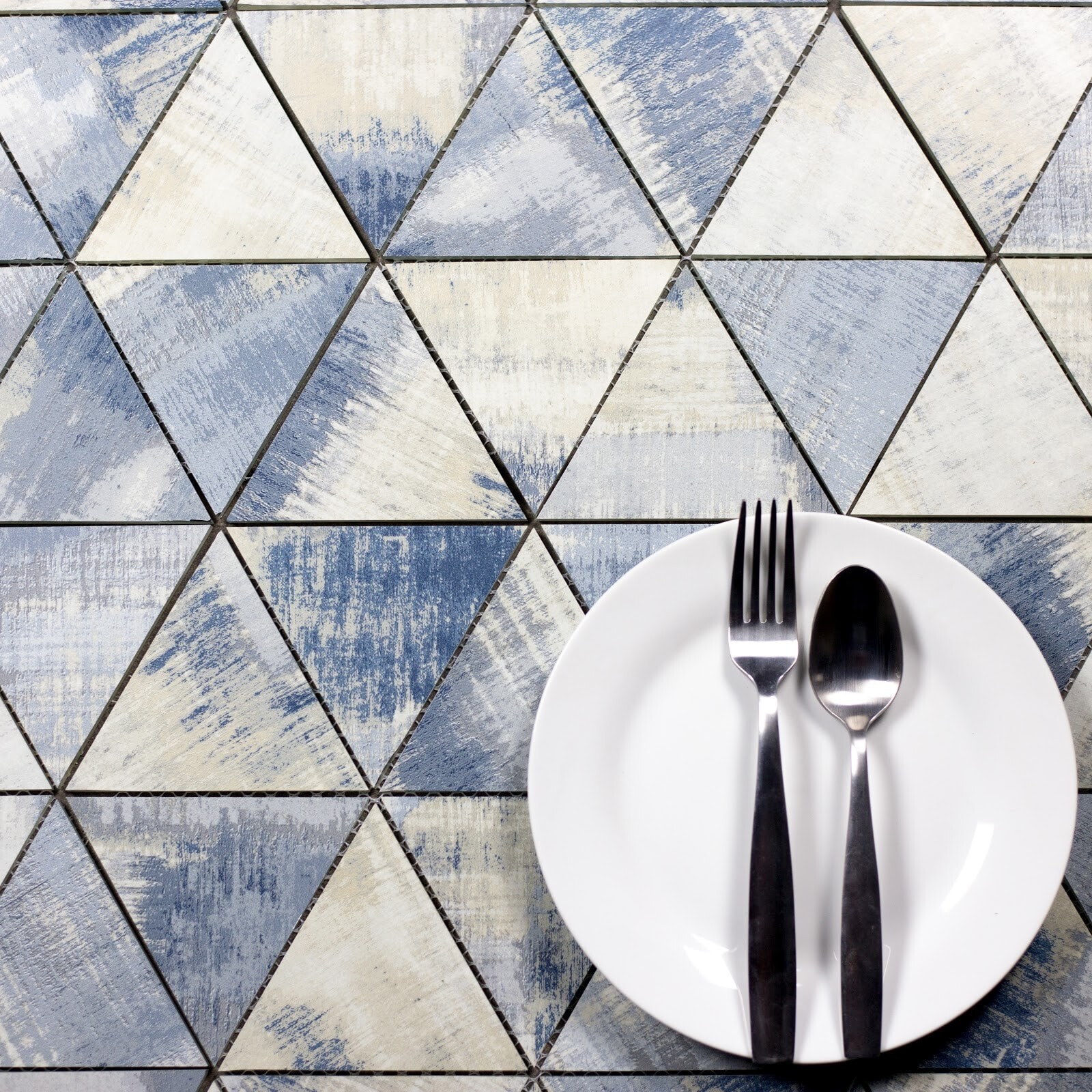Abolos LWSFFL0102-FO-SAMP Free Flow Fog/Glossy and Matte 3-in x 3-in Multi-finish Glass Brick Mosaic Floor and Wall Tile Sample