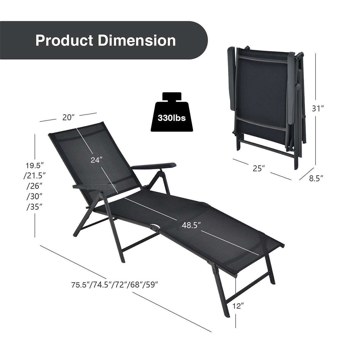 Forclover ASE-MF065 Patio-Chairs - View #3