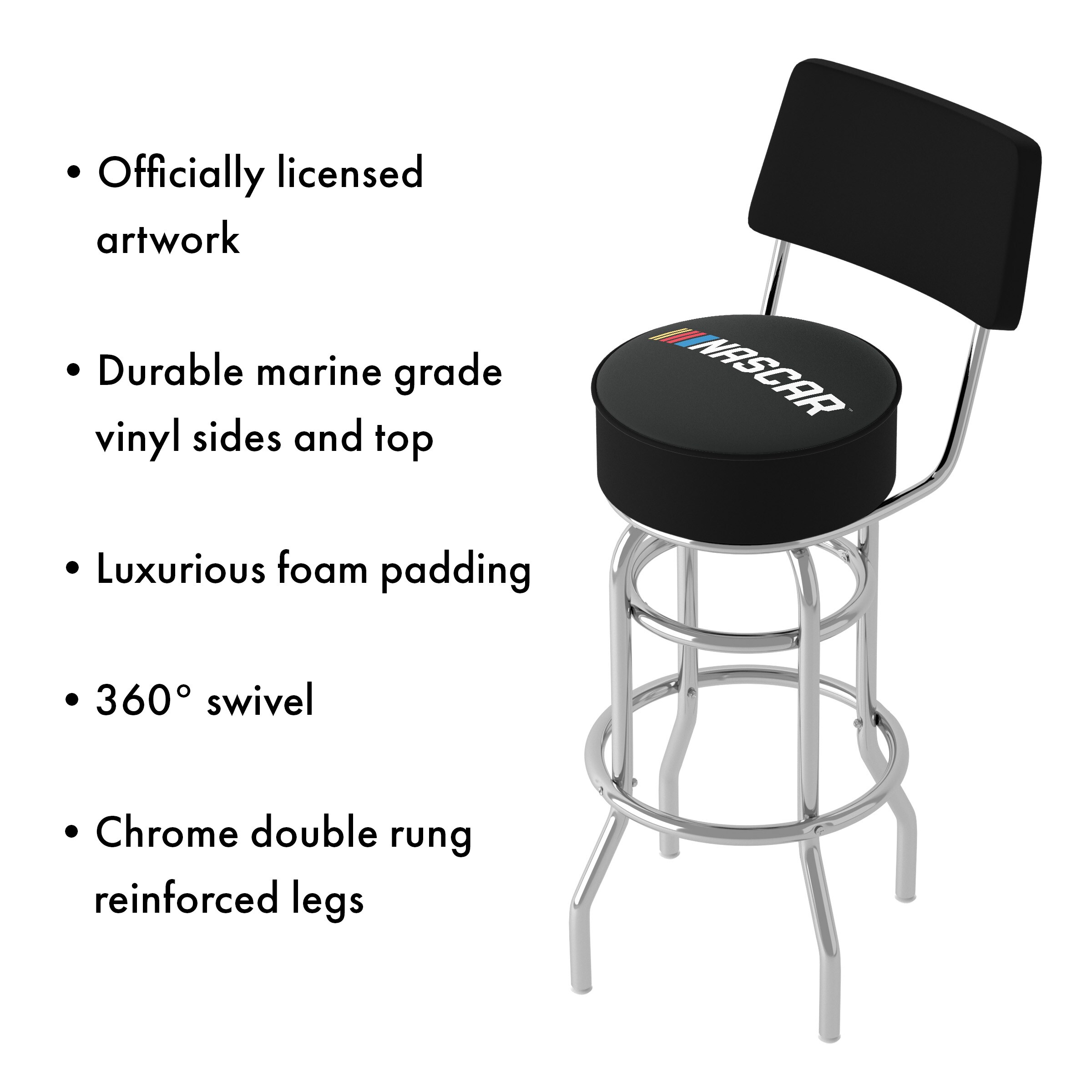 Trademark Gameroom NASCAR1100 stools - View #3