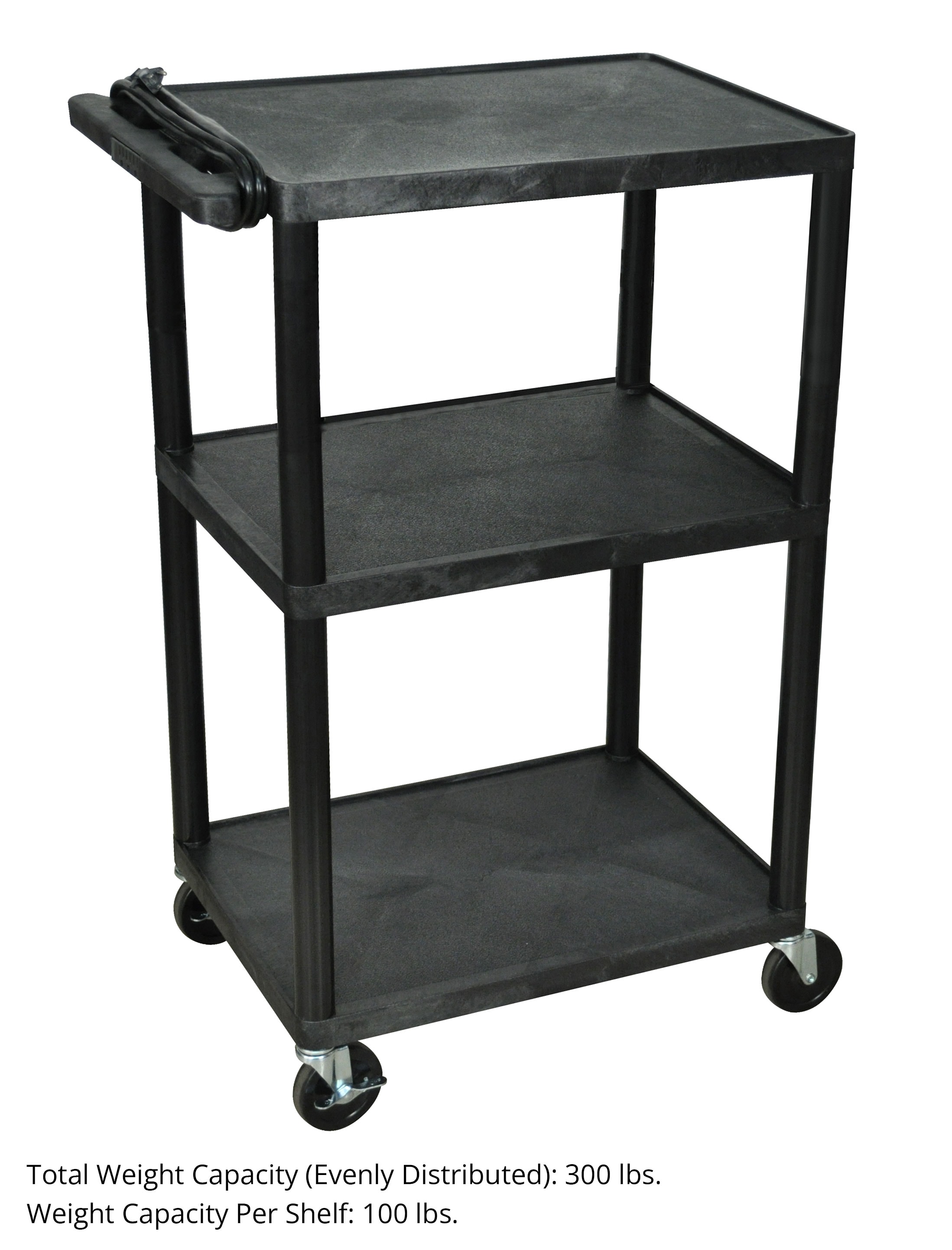 Luxor 42-in Table Utility Cart UCPL2E-B At Lowes.com