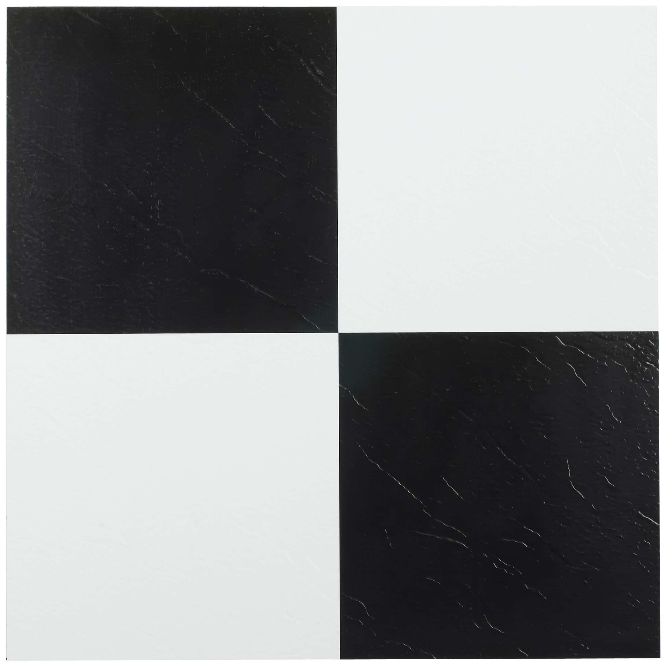 Wallercity Light Black Peel and Stick Floor Tile for Kitchen Vinyl