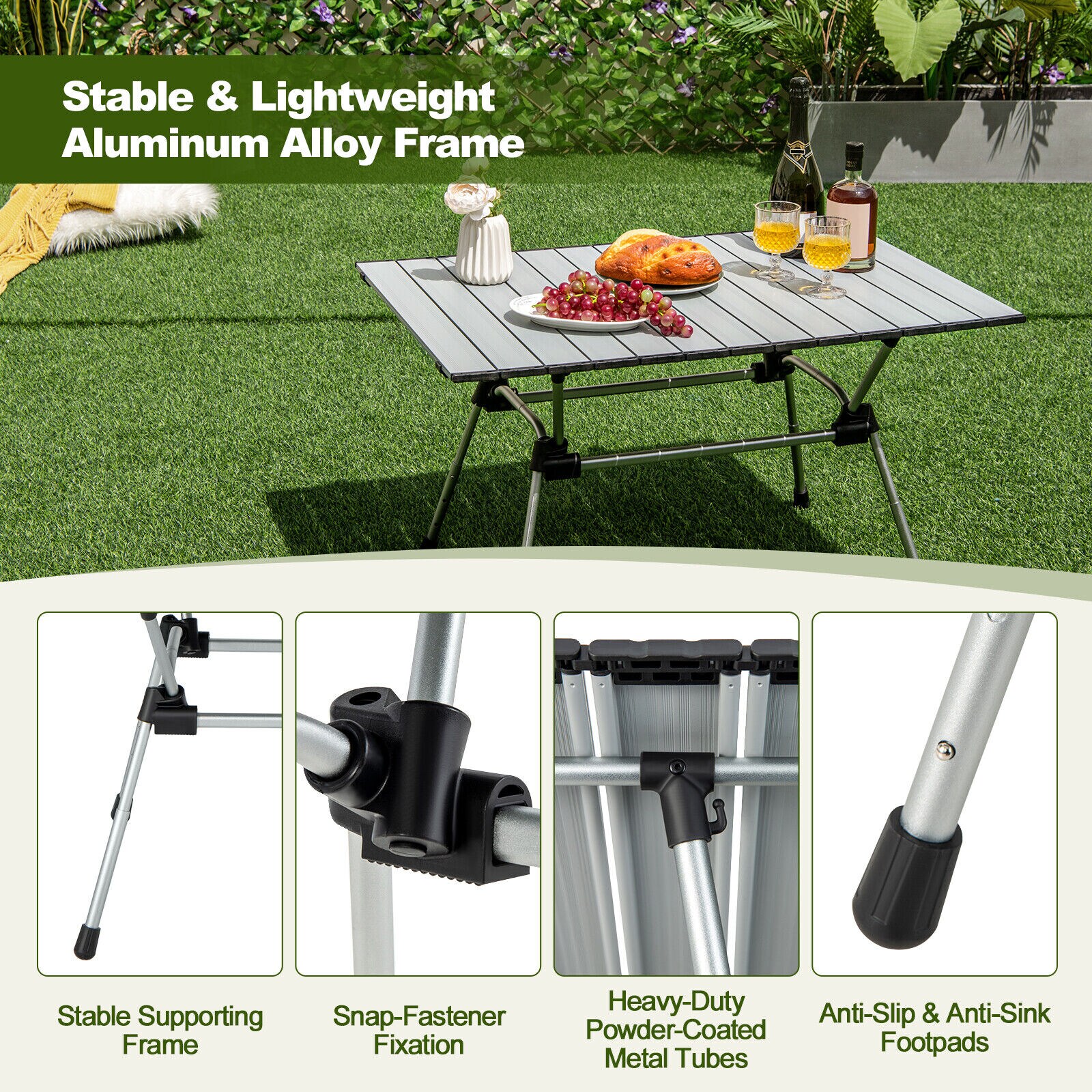 YERIVA O11146SLDH Picnic-Tables - View #4