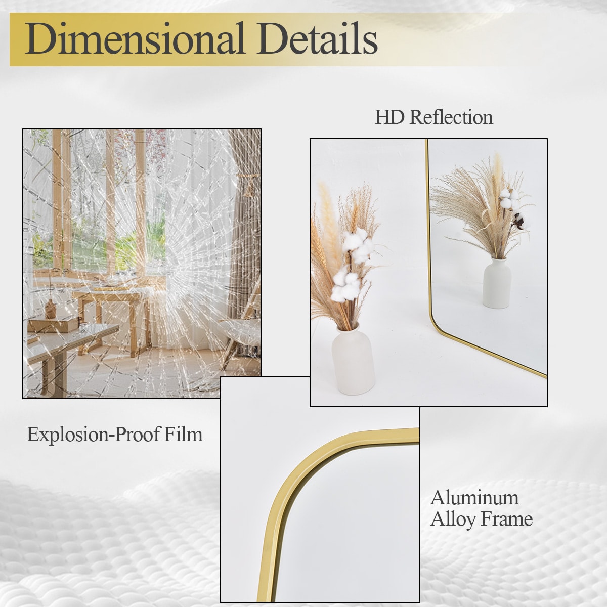 BEAUTYPEAK RE2436G Decor-Mirrors - View #6
