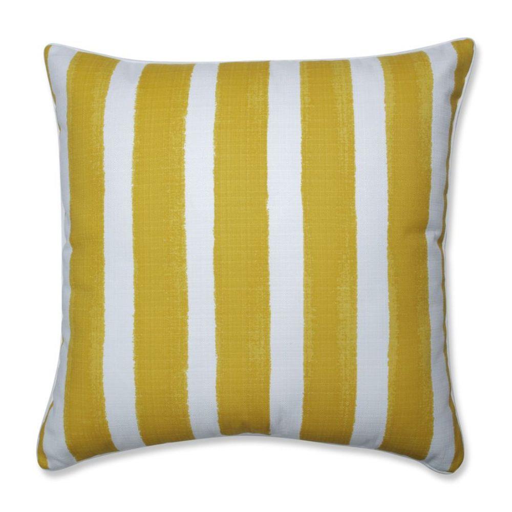 Pillow Perfect Nico Pineapple Yellow Patio Chair Cushion At