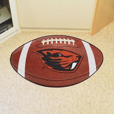 FANMATS Oregon State Beavers 1-1/2-ft x 2-1/2-ft Black Rectangular Indoor Door Mat FANMATS Oregon State Beavers 1-1/2-ft x 2-1/2-ft Black Rectangular Indoor Door Mat