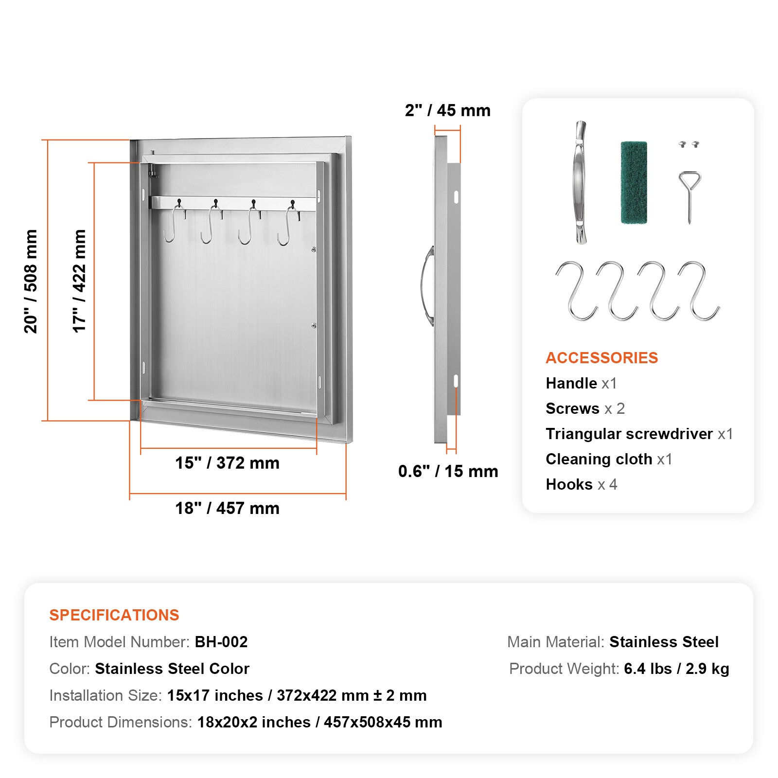 SVOPES SVOPESDMMBSCJ08232V0 Builtin-Grill-Cabinet-Parts - View #8
