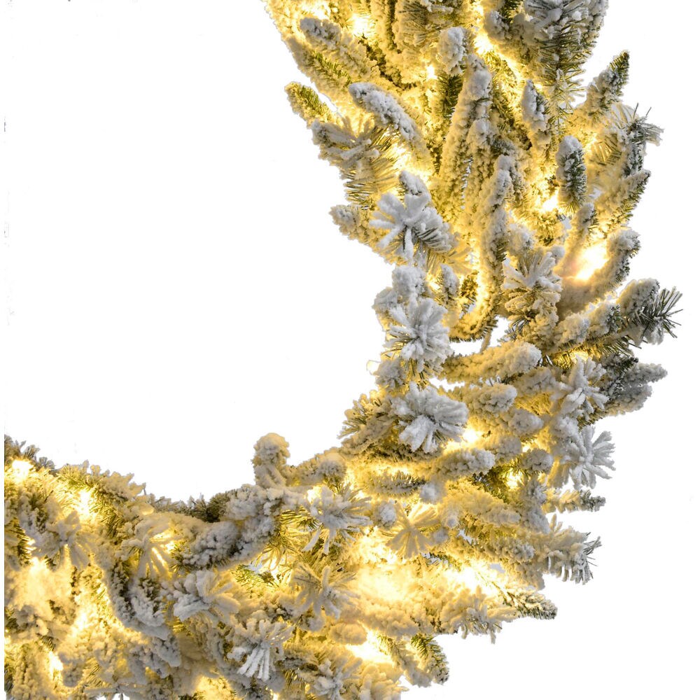 Christmas Time CT-SV036W-LEDFL Artificial-Christmas-Wreaths - View #3