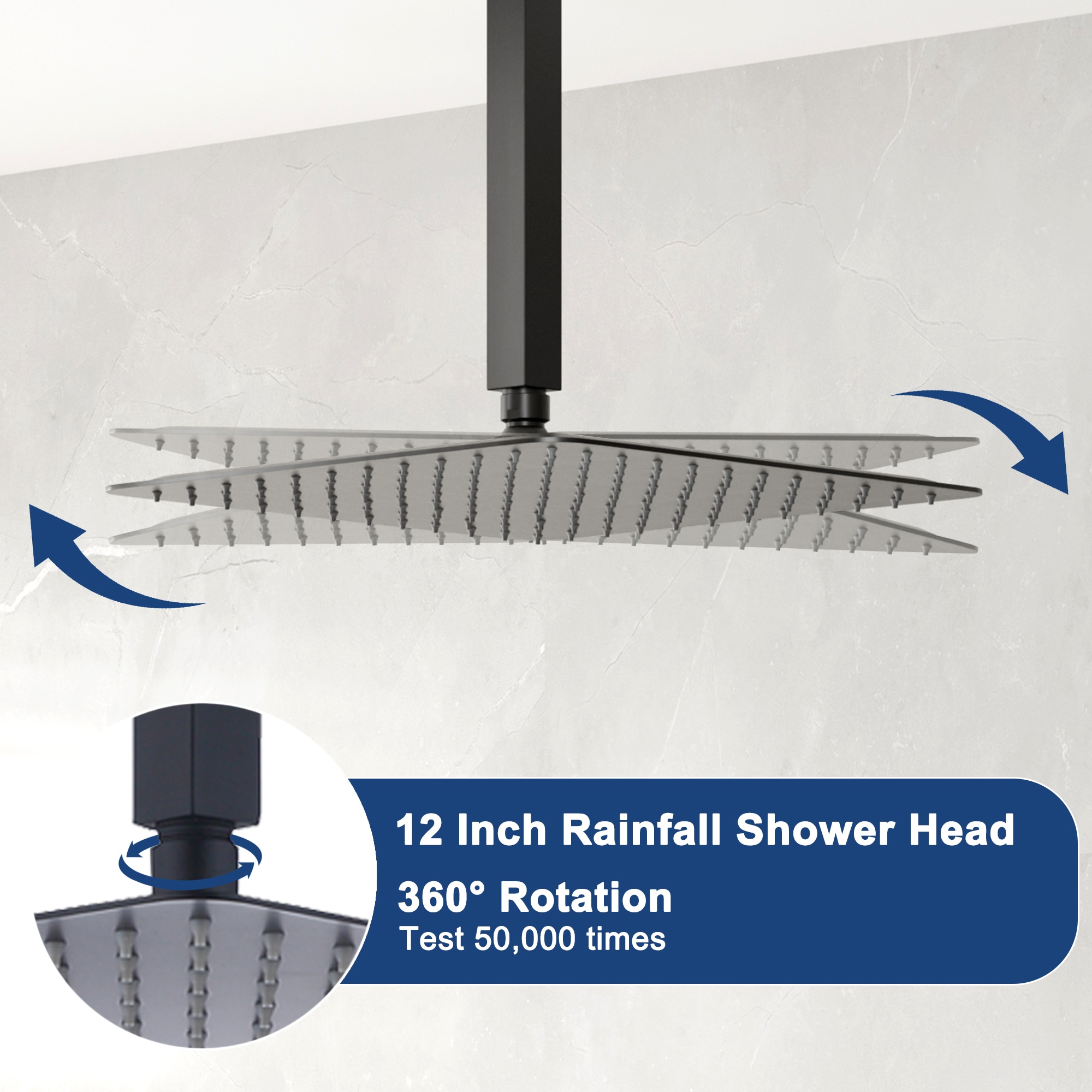 CASAINC CS3502-12BG Showerhead-Bar-Panels - View #6
