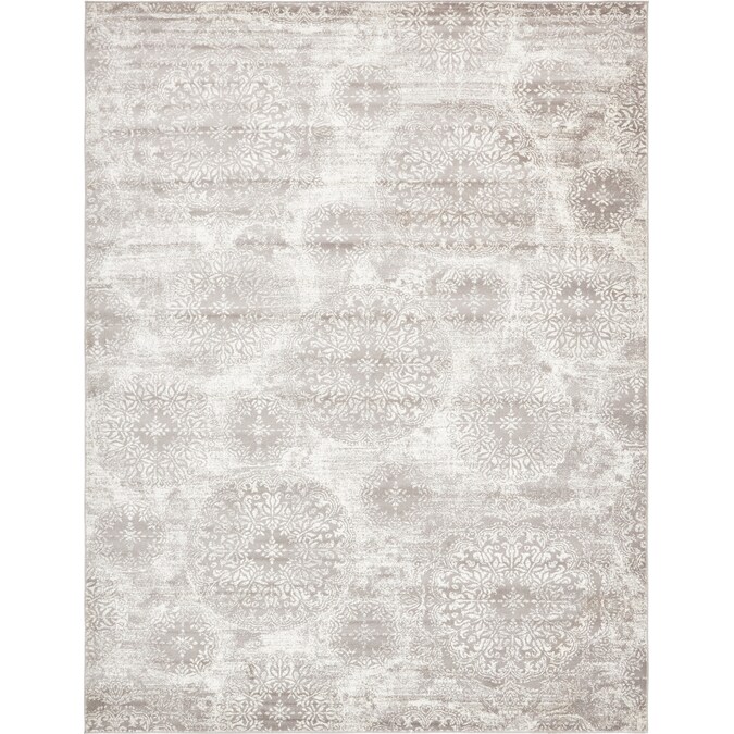 Geometric Vintage Area Rug In The Rugs, White And Gray Rugs