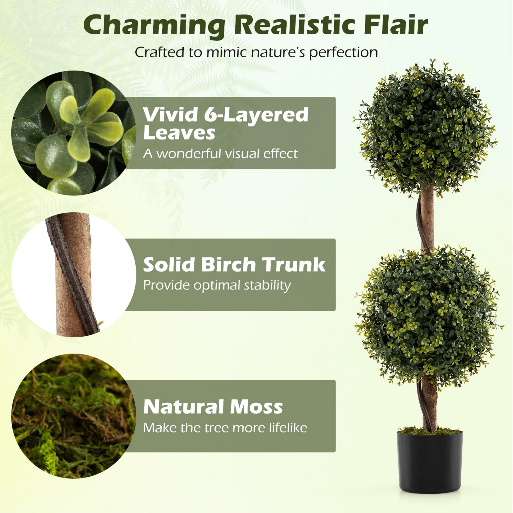 Poinic CWZH10325-2 Artificial-Plants-Trees - View #3