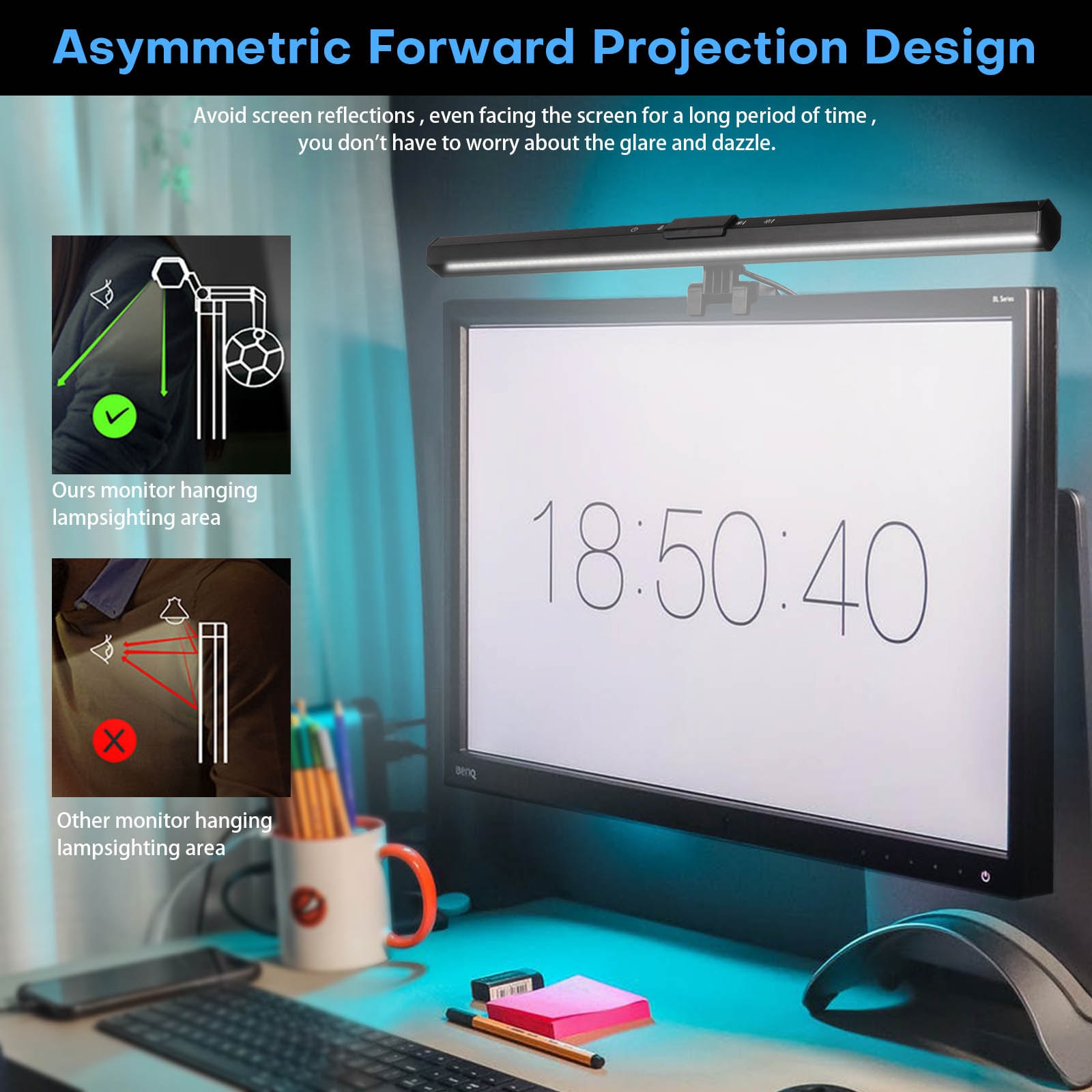 LamQee 08FTL0004ABK Desk-Table-Lamps - View #8