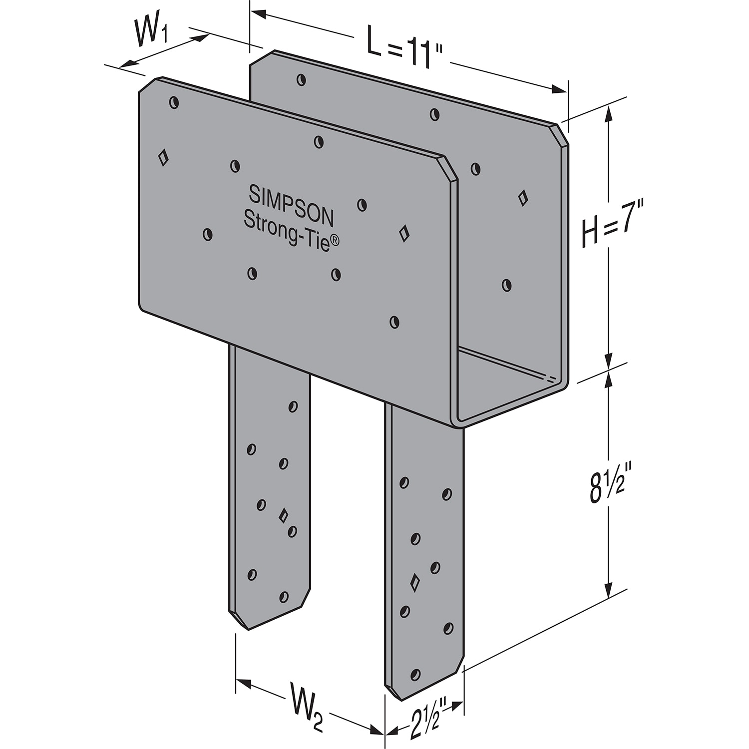 Simpson Strong-Tie CCQ 4-in x 6-in Painted Wood To Wood Column Cap CCQ46SDS2.5-R simolary.com 13 Simpson Strong-Tie CCQ 4-in x 6-in Painted Wood To Wood Column Cap CCQ46SDS2.5-R Simolary simolary.com 13