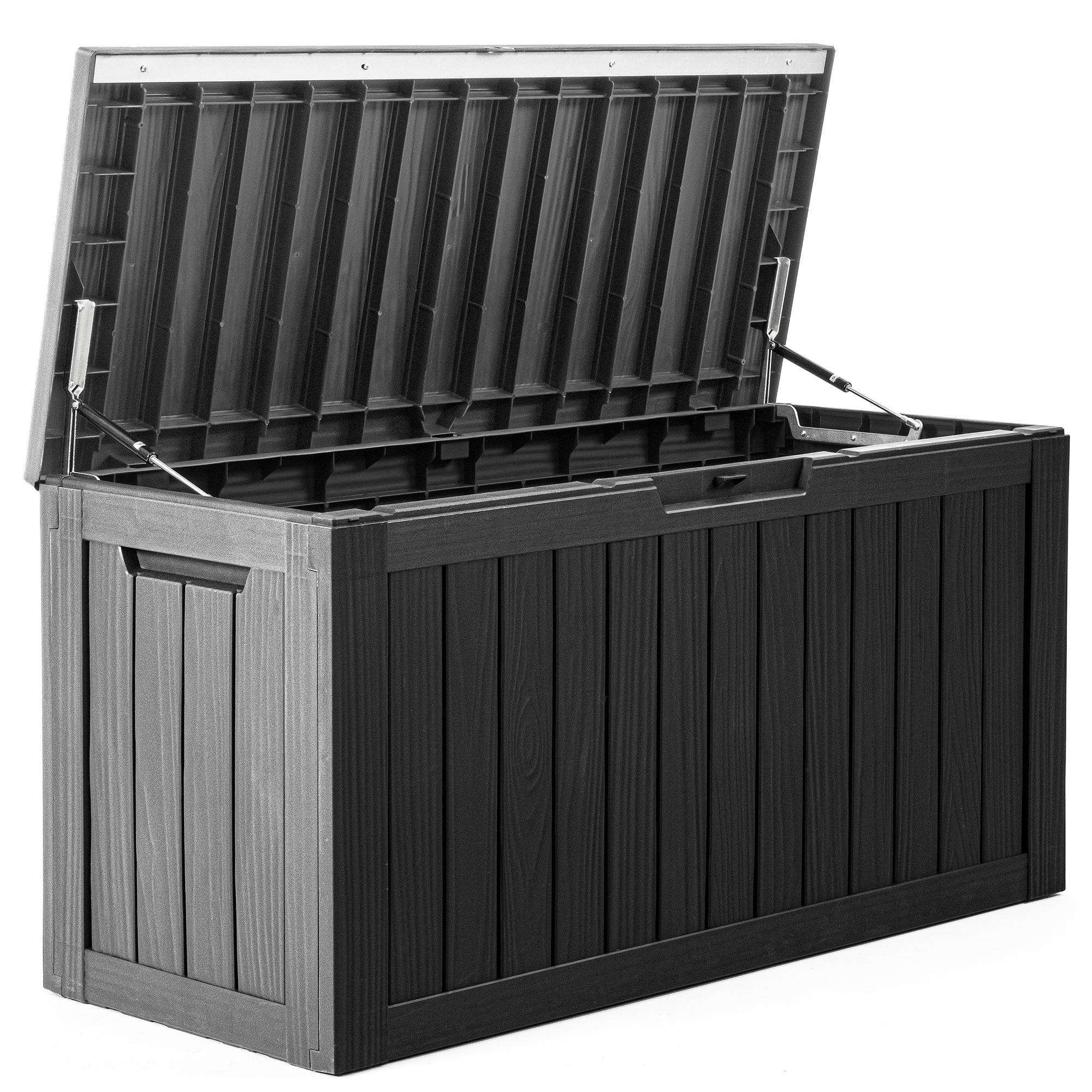 PamaPic DB-80-B-ML1 80-Gallon Black Plastic Deck Box