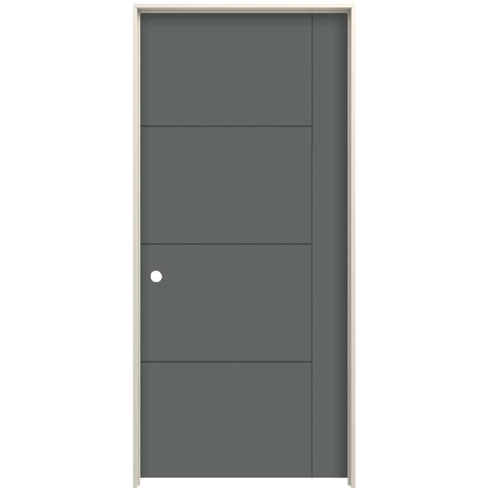 JELD-WEN Studio SL130 36-in x 80-in Granite 5-panel Square Hollow Core ...