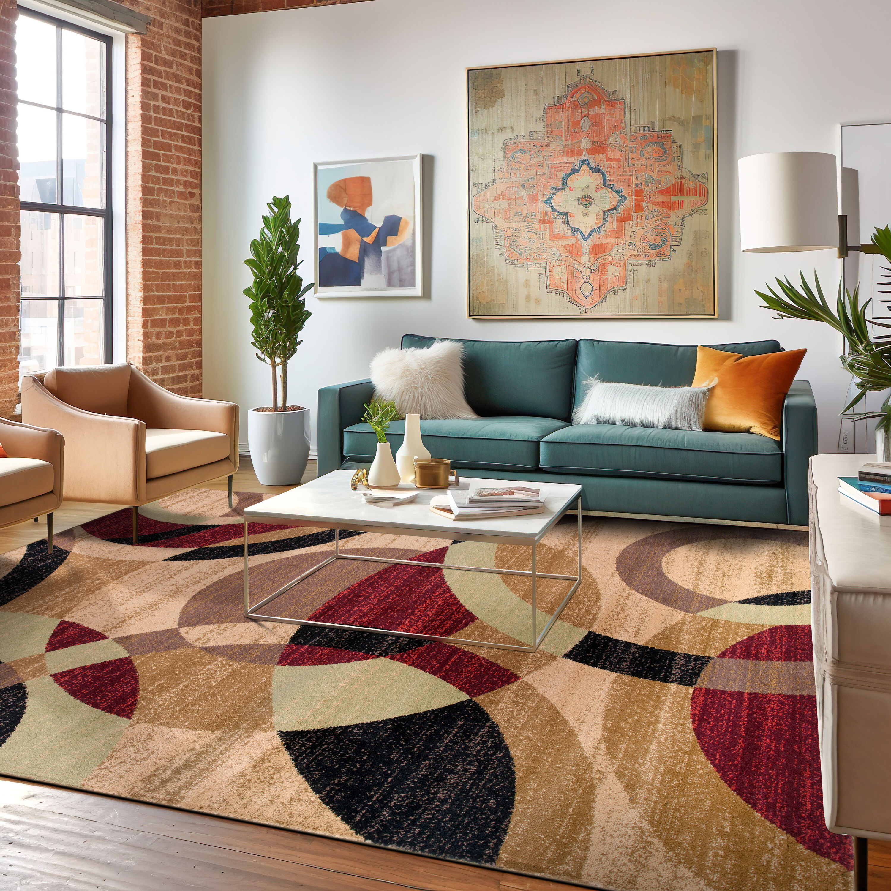 World Rug Gallery 105 MULT 8X10 rugs - View #6