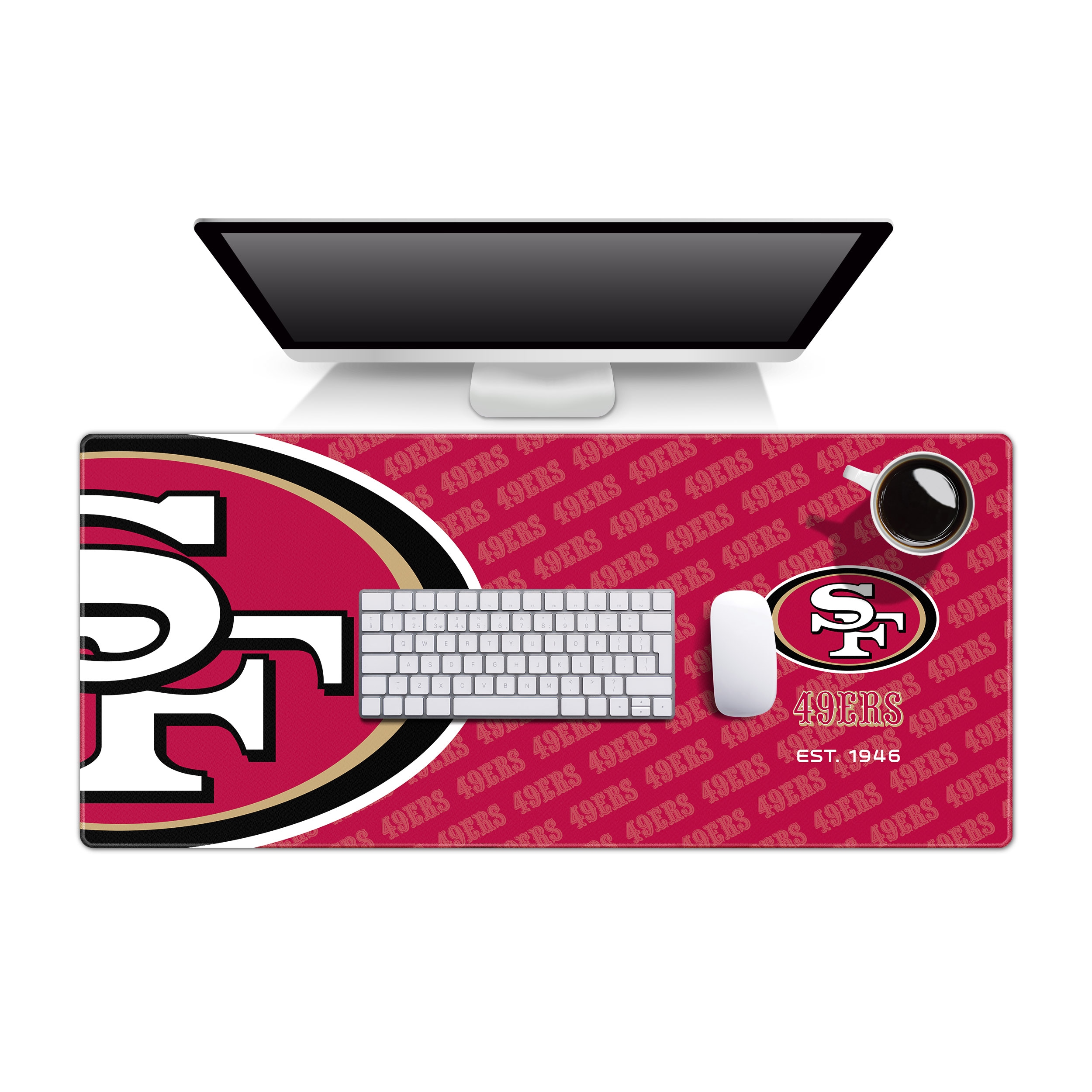 Sportula Youthefan Nfl San Francisco 49Ers Logo Series Desk Pad in the  Desktop Organizers department at