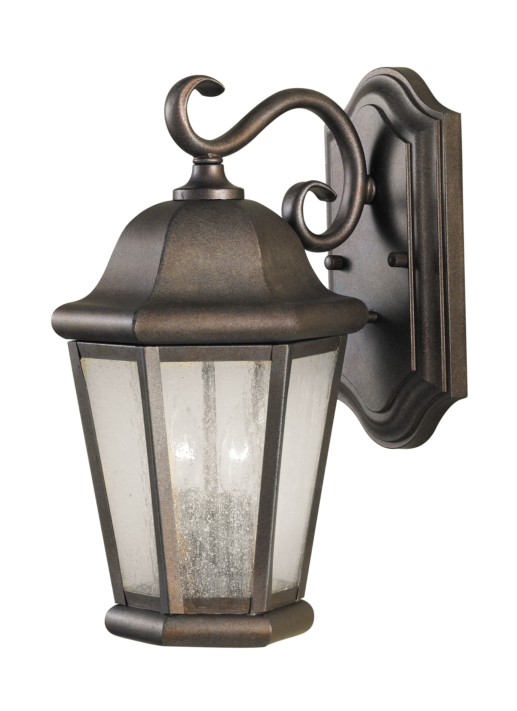 Generation Lighting OL5901EN/CB Martinsville 2 -Light 14.5-in H Bronze Hardwired Outdoor Wall Light