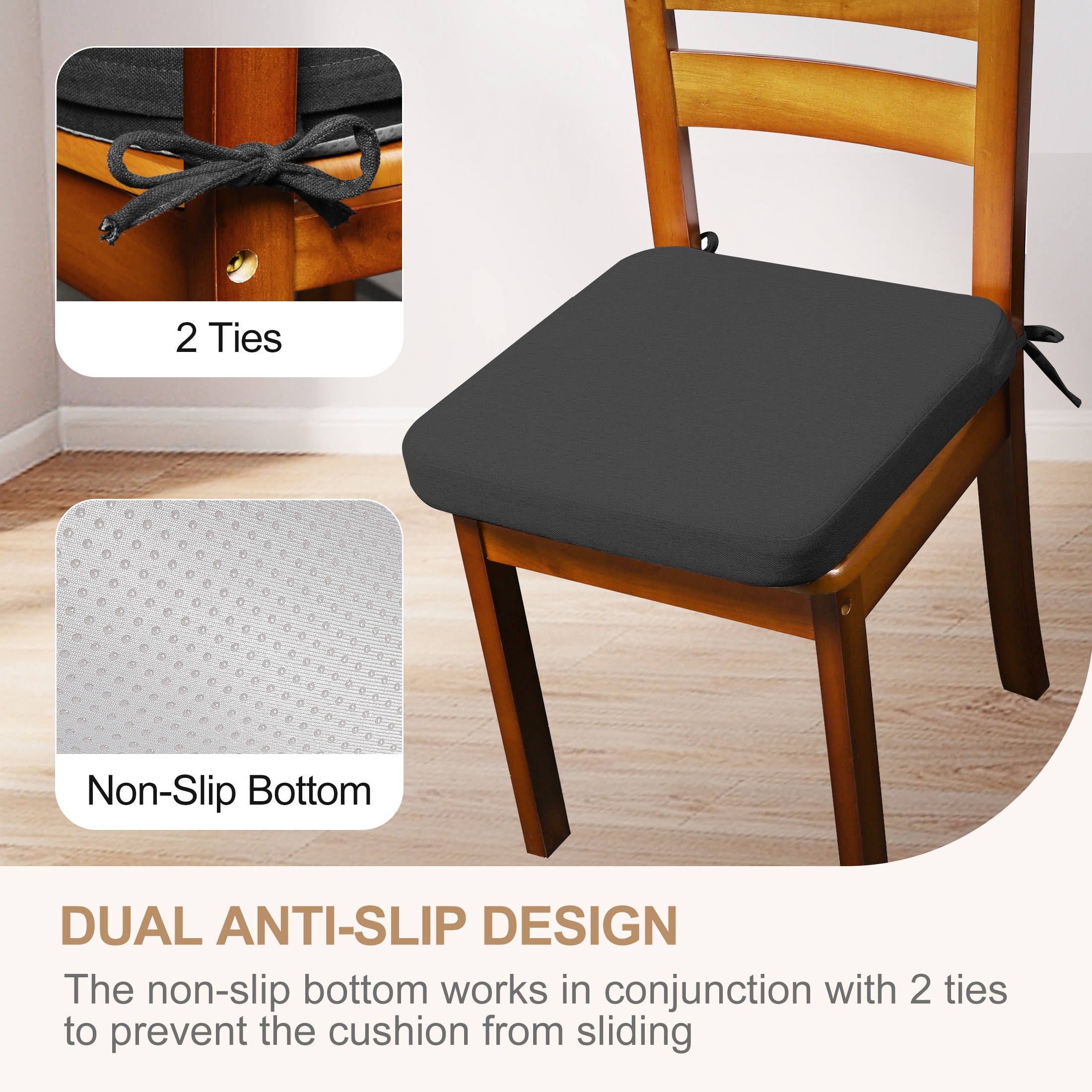 AAAAAcessories LS-DCCLS-SHENHUI-4P Indoor-Chair-Cushions - View #4