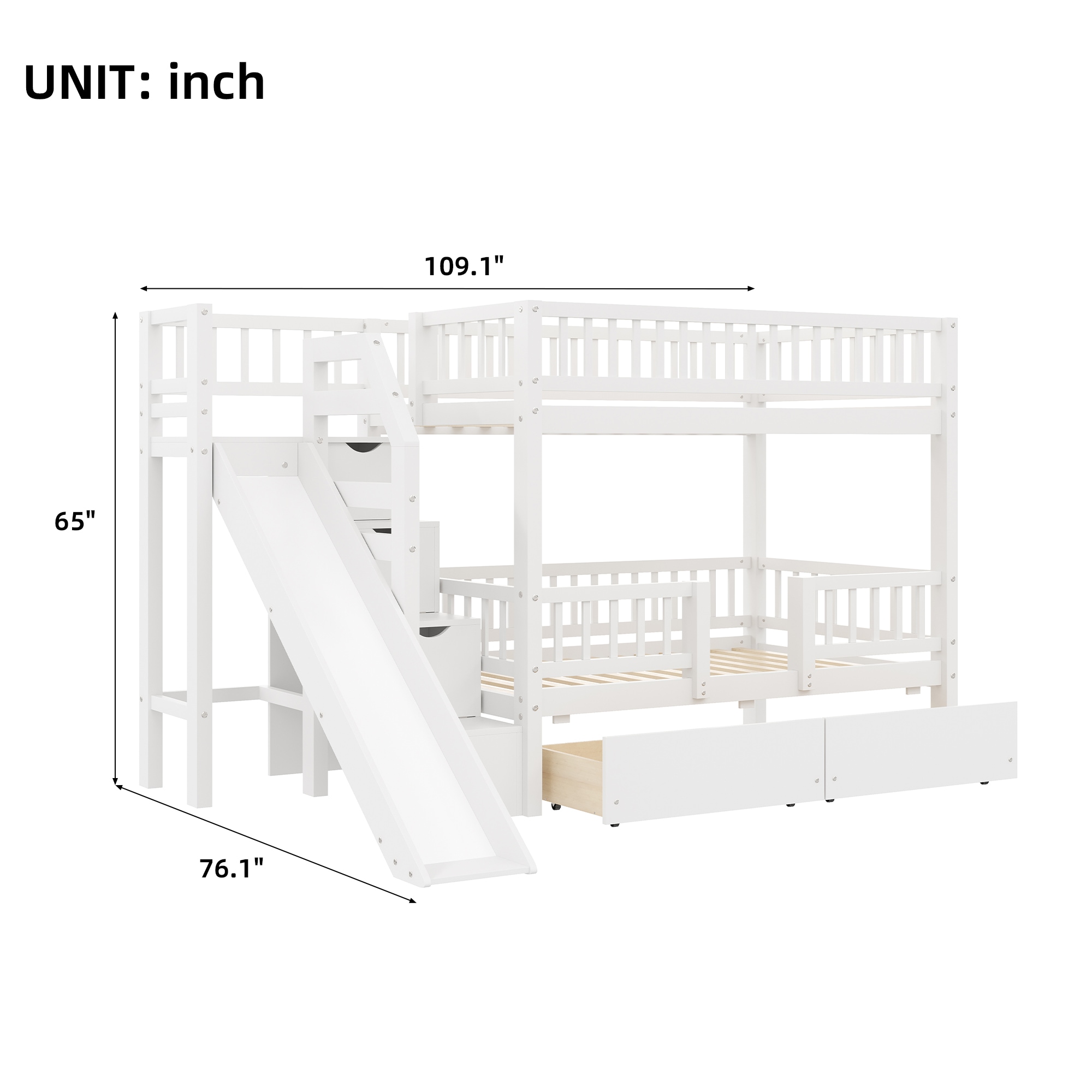 ModernLuxe L3P-N7090000476K Bunk-Beds - View #3