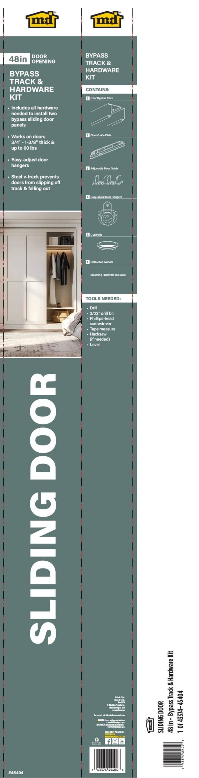 M-D 45404 Sliding-Closet-Door-Track-Track-Kits - View #6