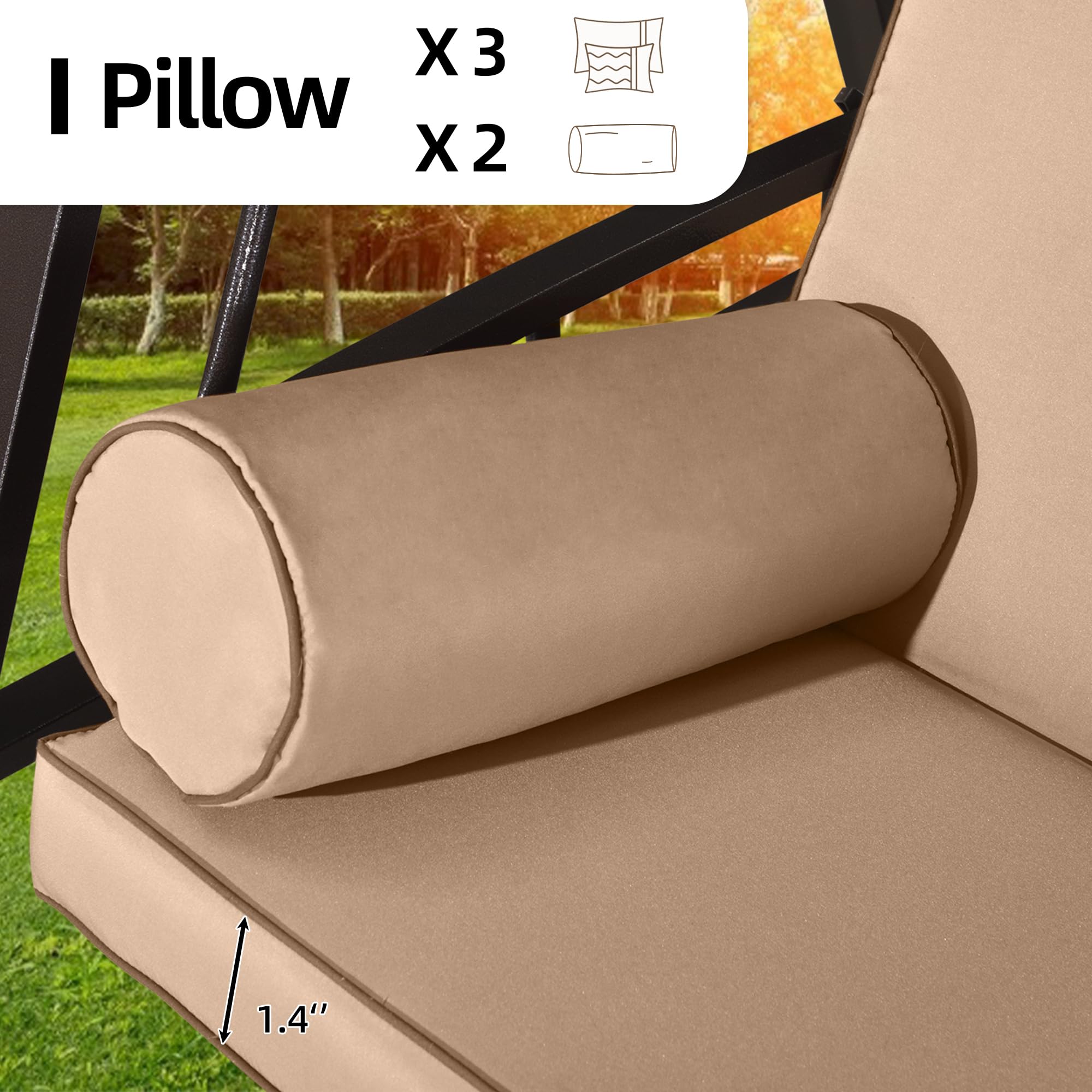 PURPLE LEAF LS04-PSKT03-KK-1 Swing-Gliders - View #4