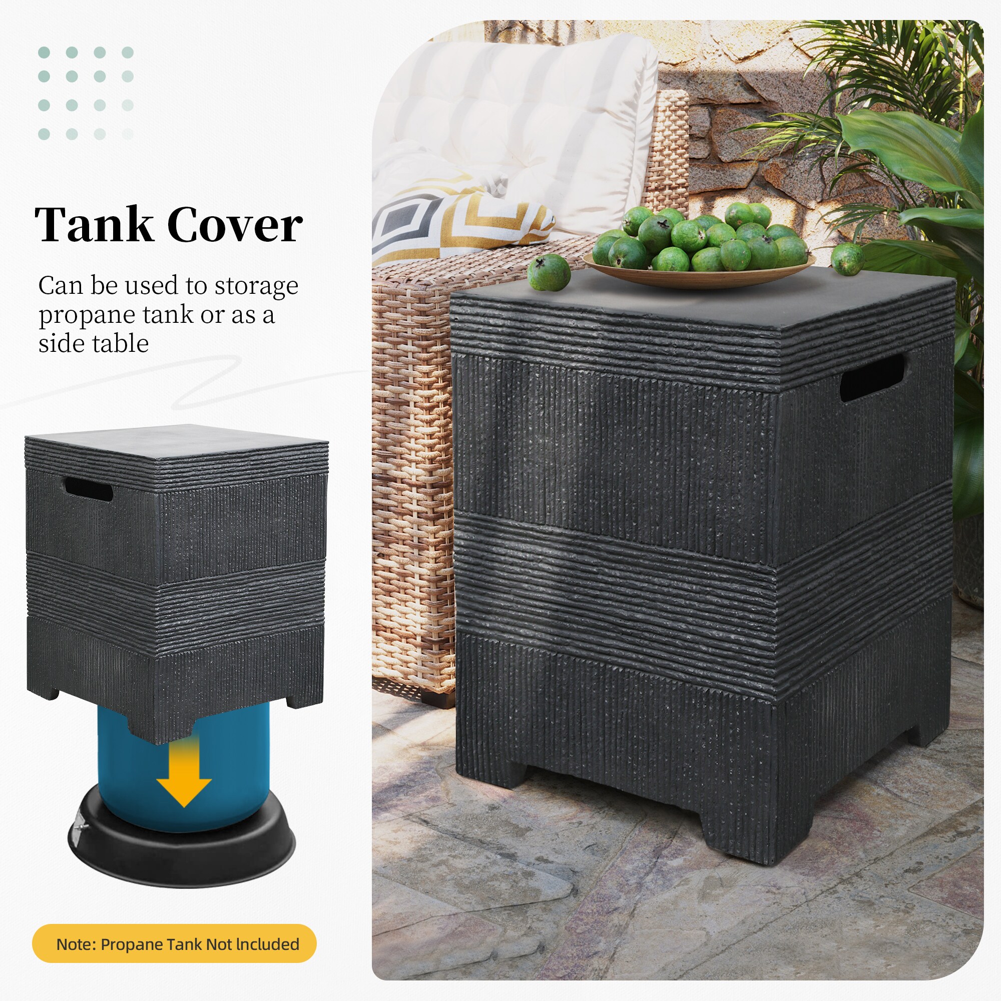 Patio Watcher LS-56MDK-SW-W Outdoor-Gas-Firepits - View #8