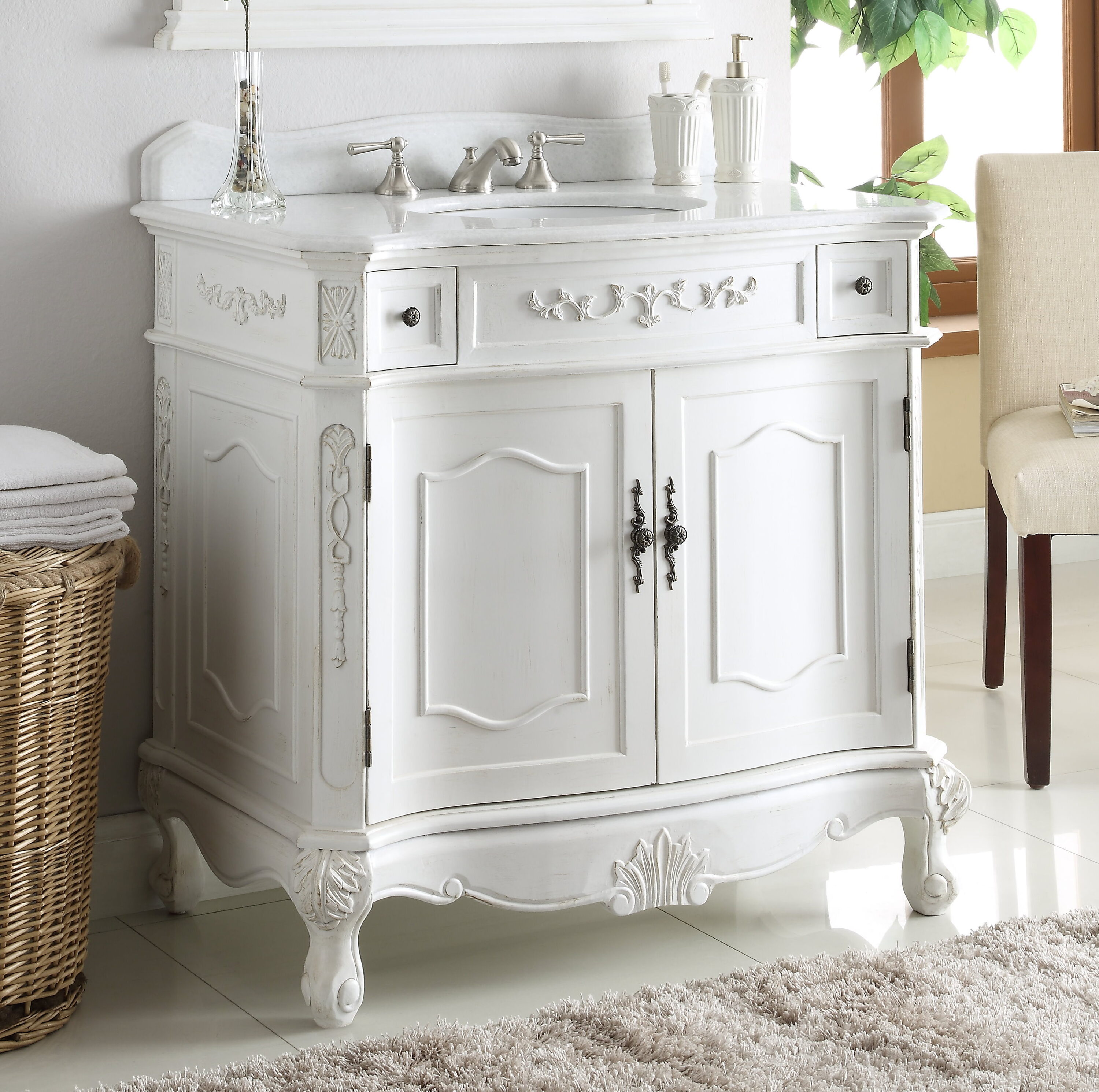 Benton Collection BC-3905W-AW-36 Bath-Vanity-Combo - View #3