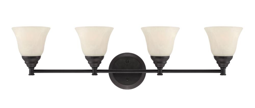 Designers Fountain 85104-ORB Kendall 4-Light Oil Rubbed Bronze Transitional Vanity Light