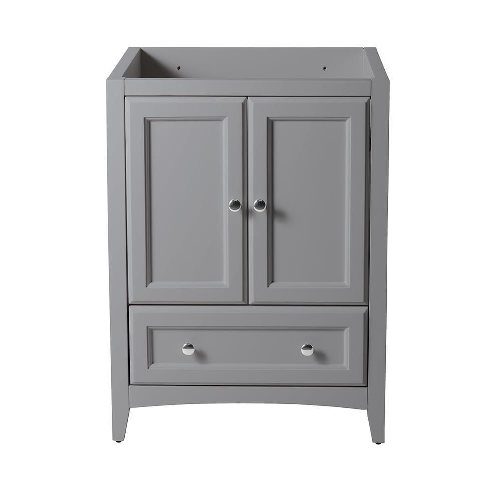 Fresca FCB2024GR Oxford 24-in Gray Bathroom Vanity Base Cabinet without Top