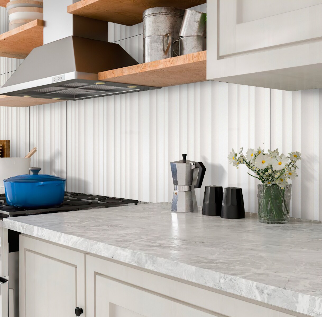 Apollo Tile White 12-in x 35-in Satin Ceramic Marble Look Tile (17.16-sq. ft/ Carton)