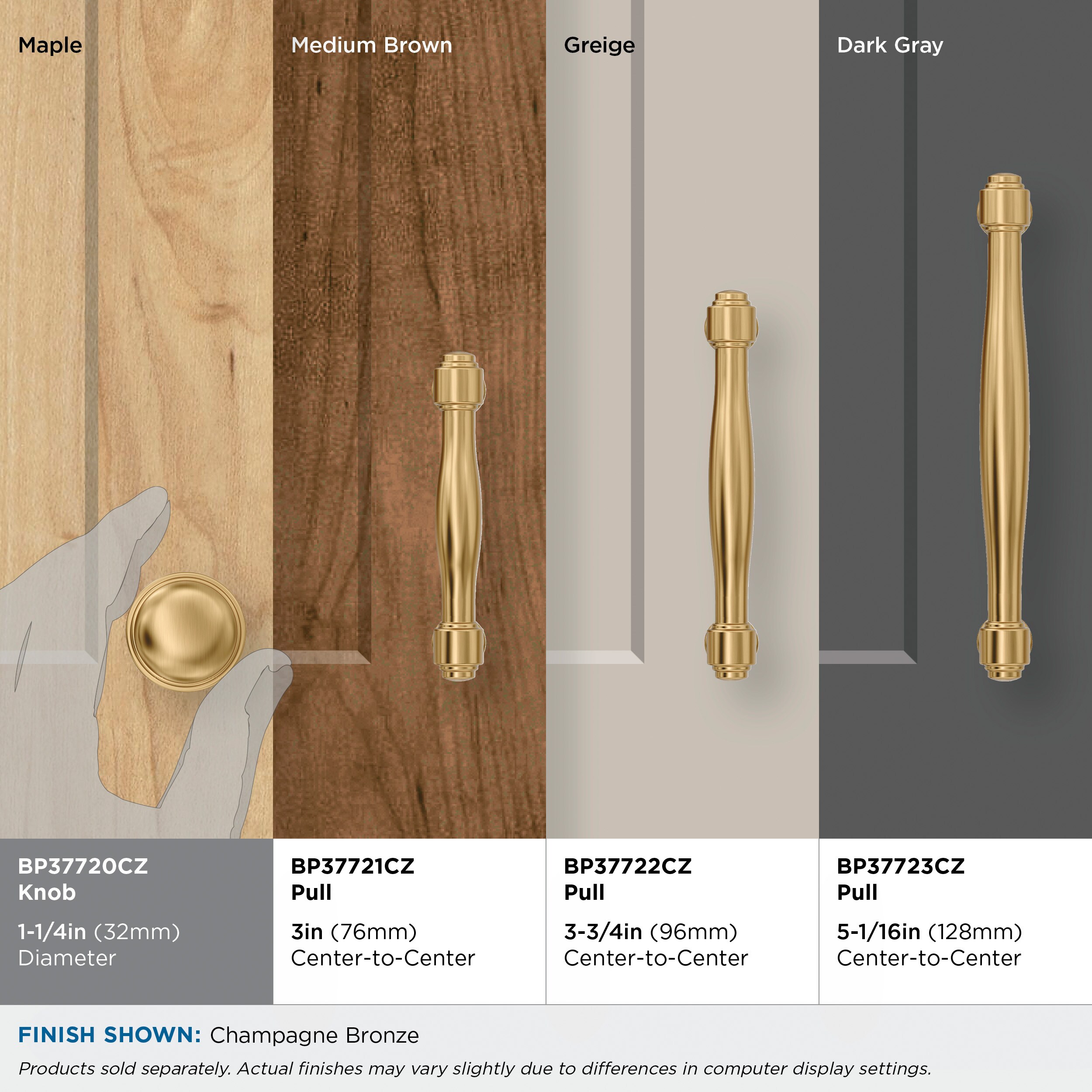 Amerock BP37720CZ Cabinet-Knobs - View #7