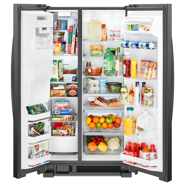 Whirlpool 24 5 Cu Ft Side By, How To Put Shelves In Whirlpool Fridge