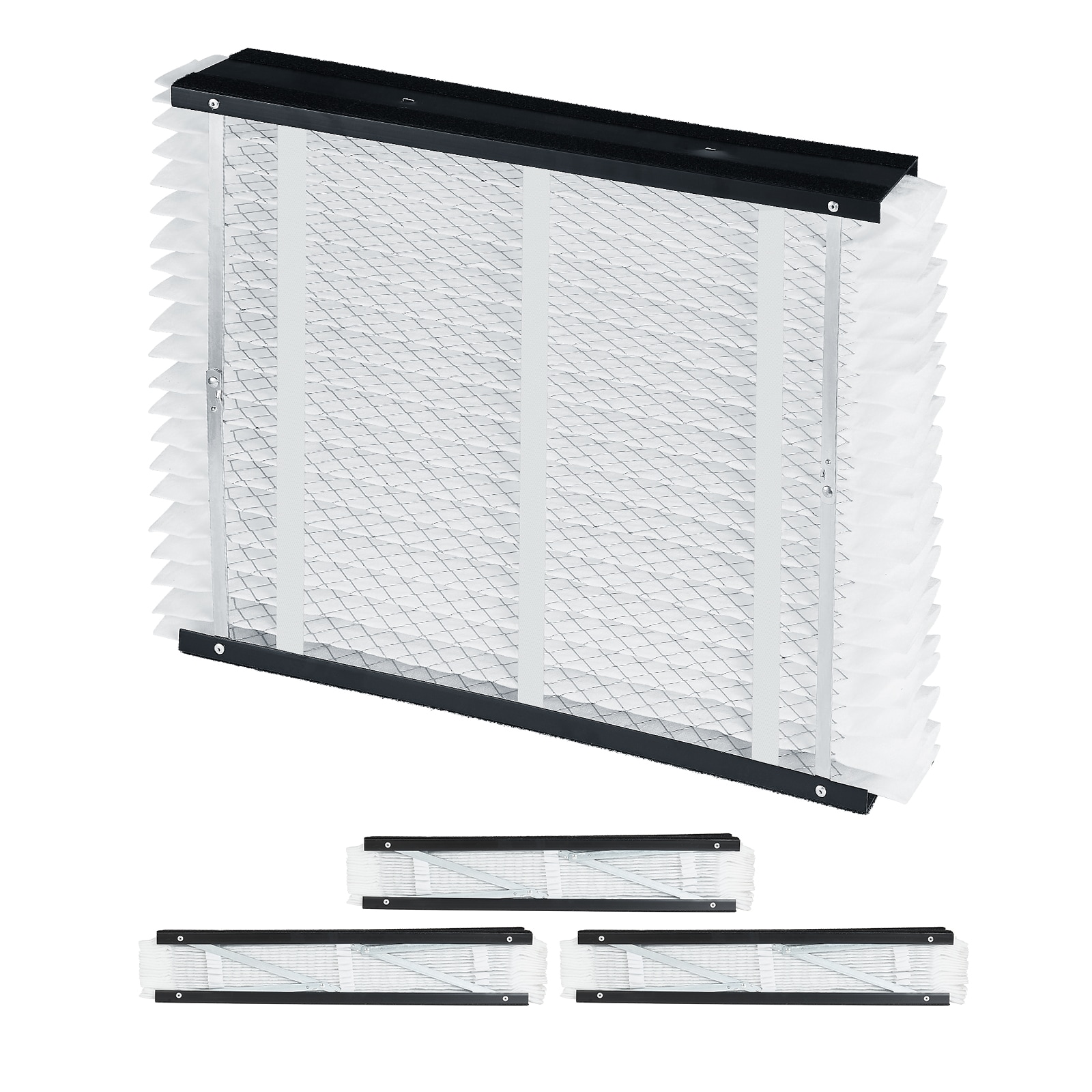 GIVIMO 4-Pack 20-in x 25-in x 4-in MERV 11 Pleated Furnace Filters for 12-Month Use #LW047GIVSS683