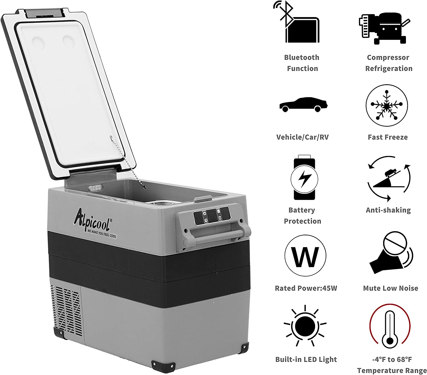 Alpicool CF55 Portable-Coolers - View #2