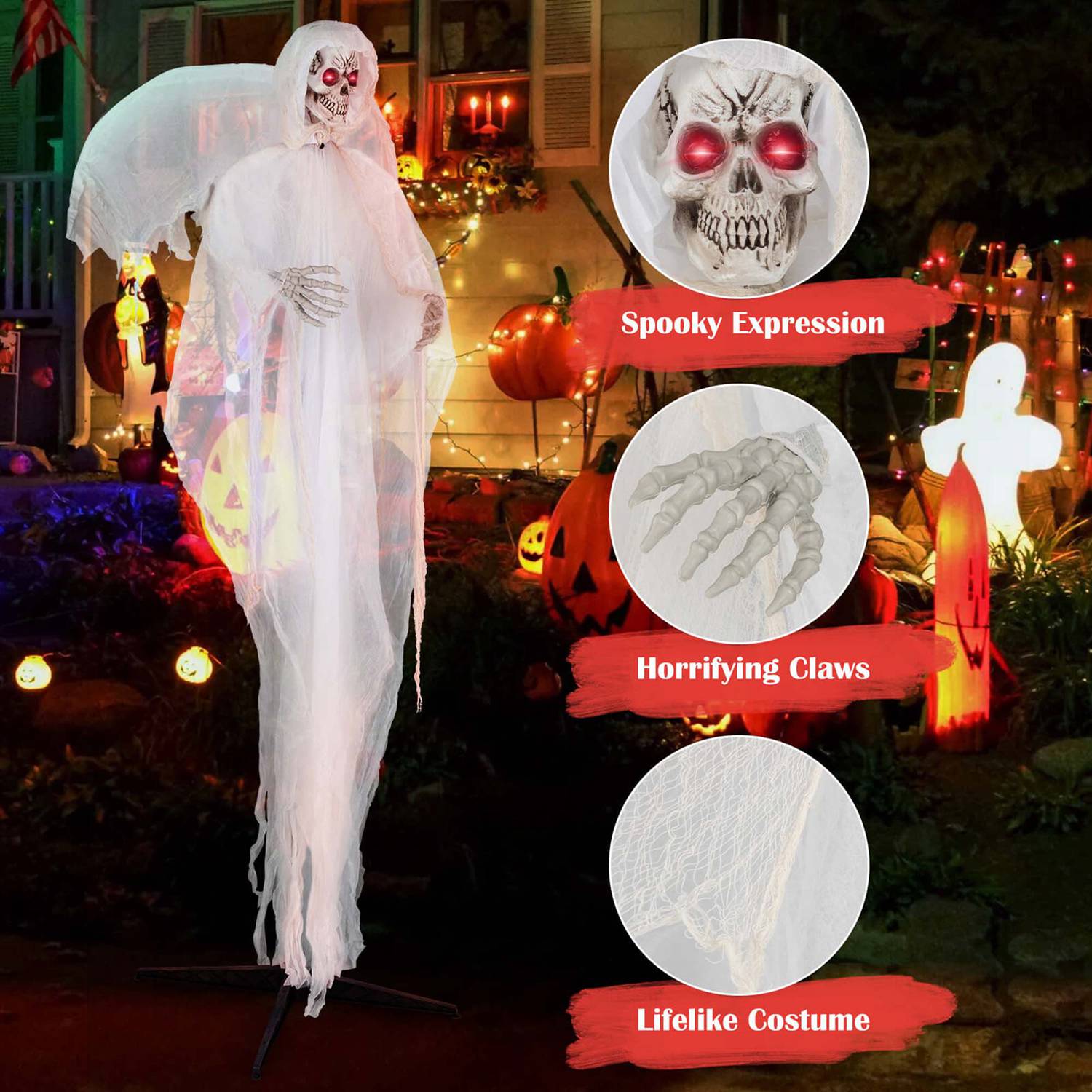 Costway HCST04157 Outdoor-Halloween-Decor - View #6