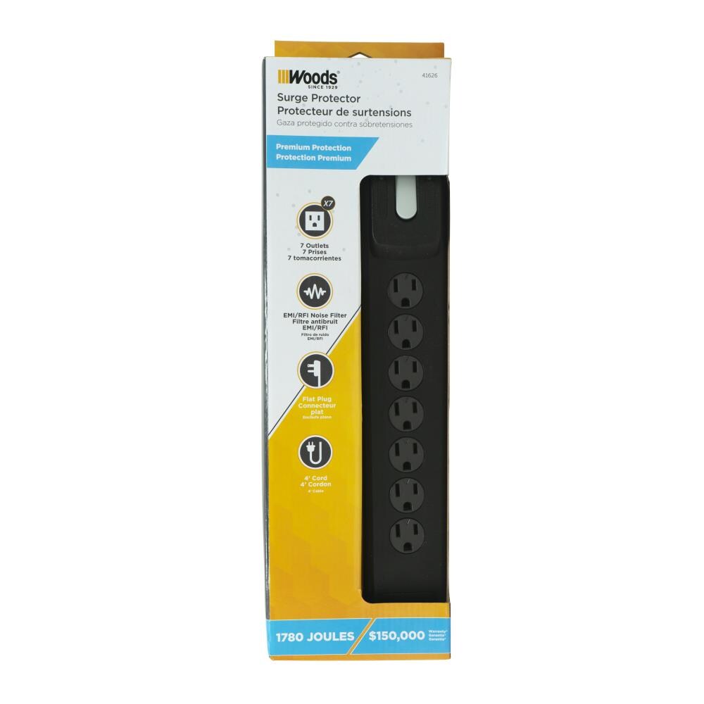 Woods Surge Protector one outlet 810 Joules 