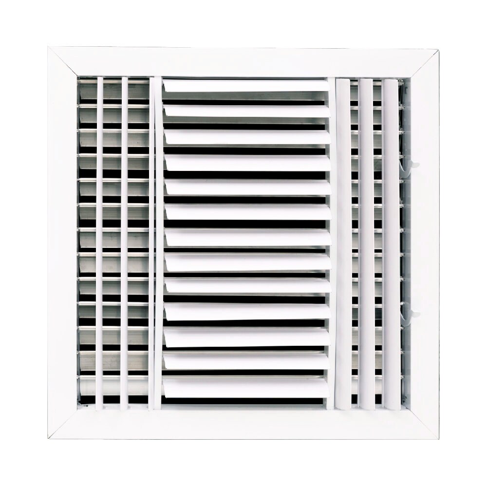 ACLaminaire L-CL 3 M 14X14 14-Inches x 14-Inches 3-way Aluminum Ceiling Diffuser in White