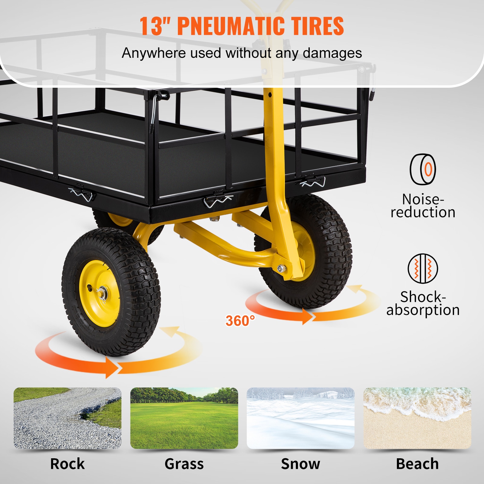 VEVOR ZXHYTCHSB120025BYV0 Yard-Carts - View #6
