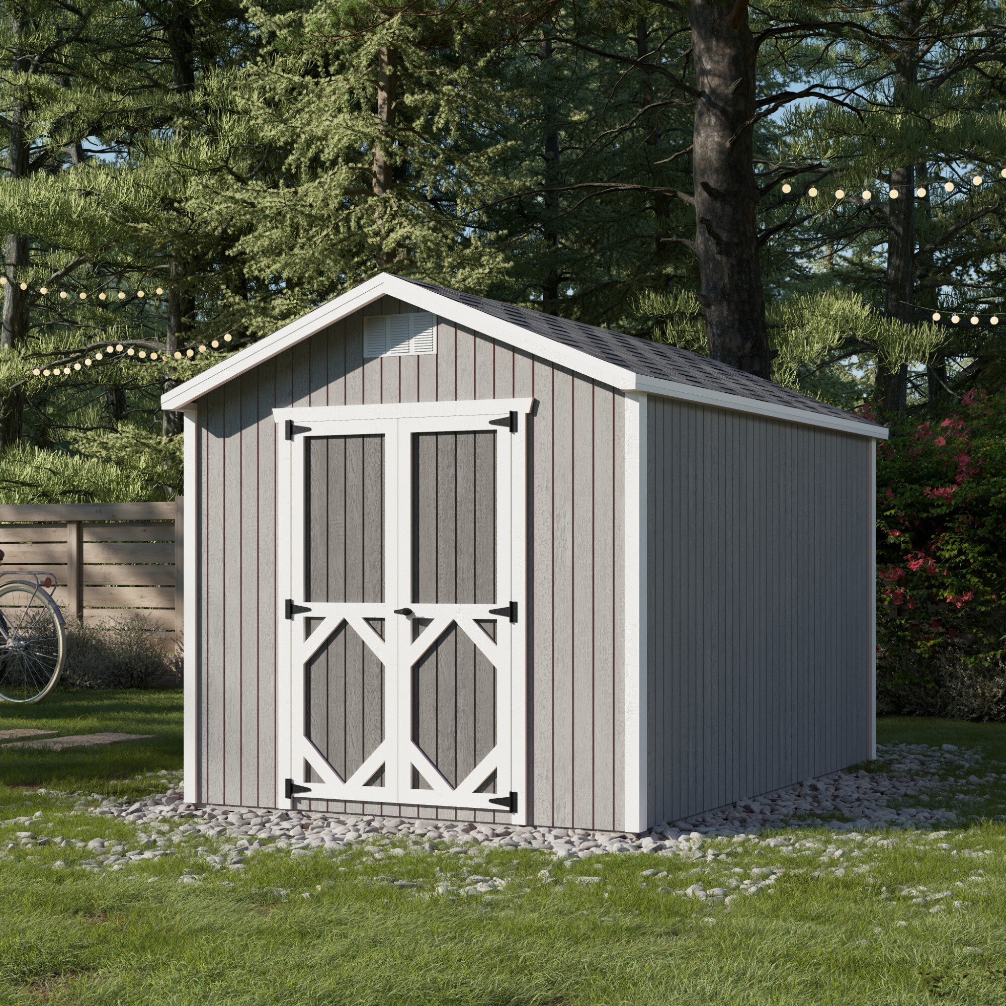 Little Cottage Co 8X12 CGS-PC Wood-Storage-Buildings - View #2