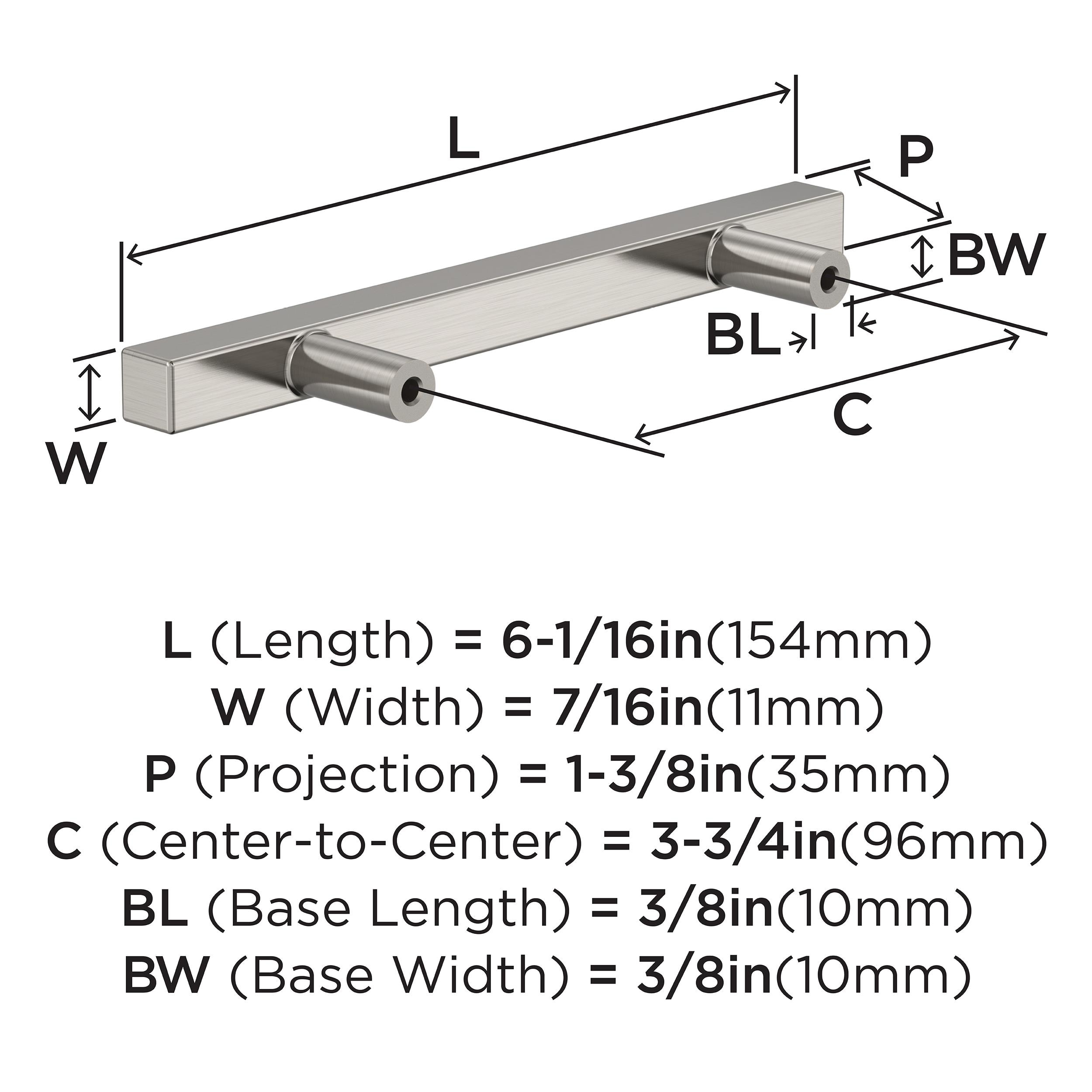 Amerock 10BX37176G10 Cabinet-Pulls - View #4