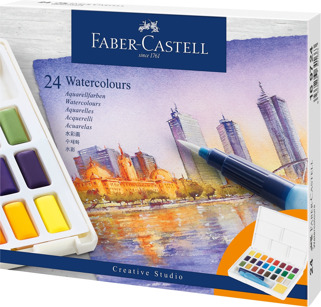 24-color Finger Paint Pad For Children With Washable Pigment/ink And Ink Pad  (for Hand Print)