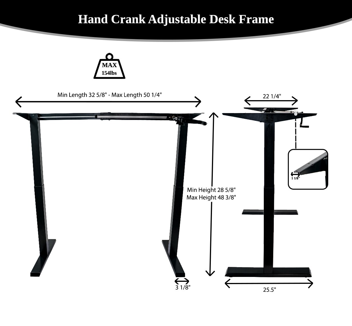 ErgoMax ABC256BK desks - View #8