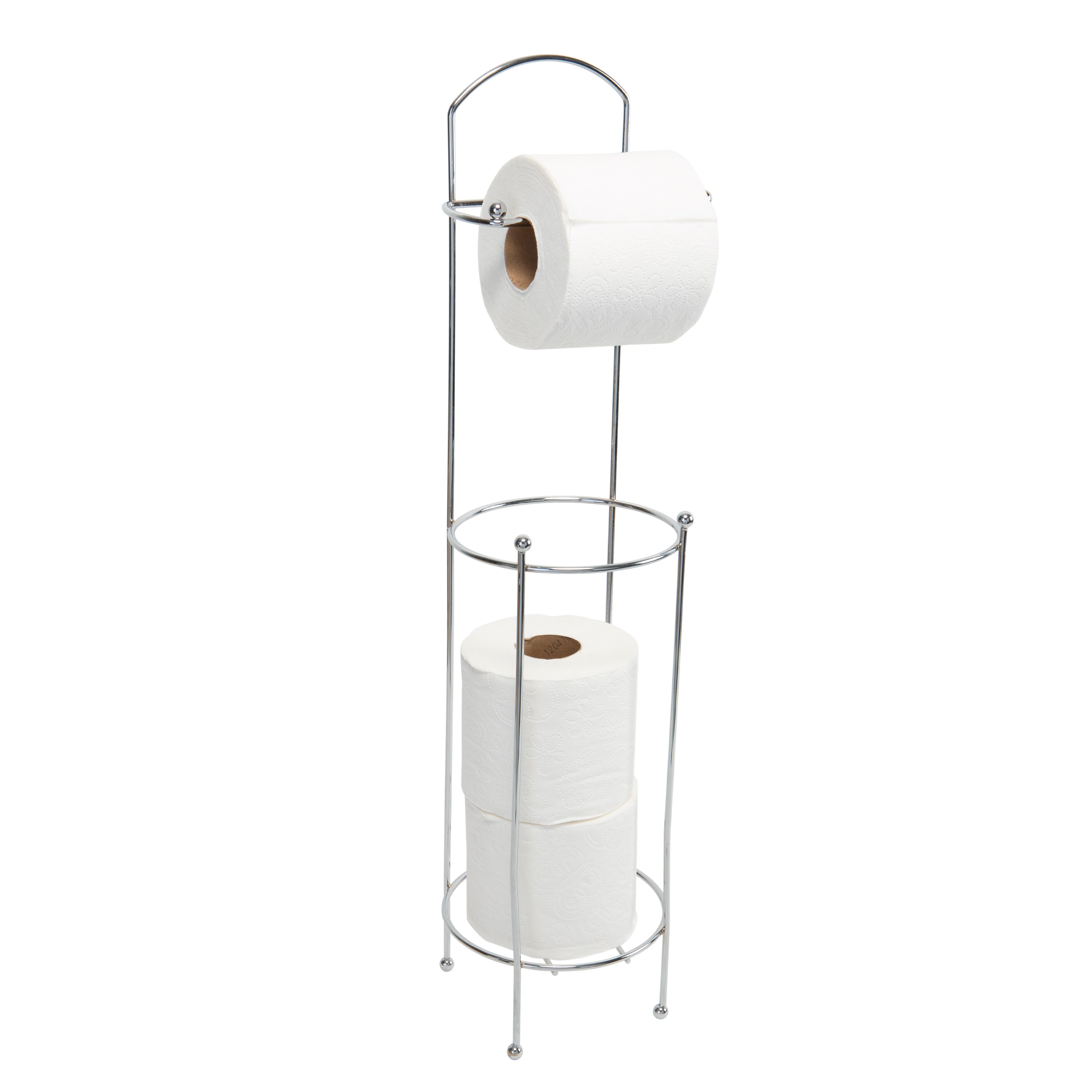 Home Traditions Z02230 Rustic Wall Mount Toilet Tissue Paper Roll Holder and Dispenser Basket for Bathroom Storage 