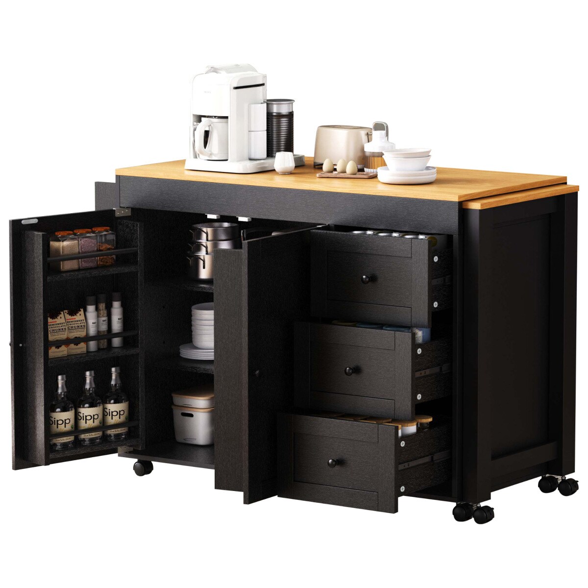 Streamdale Furniture N707P303401B Kitchen-Furniture - View #14