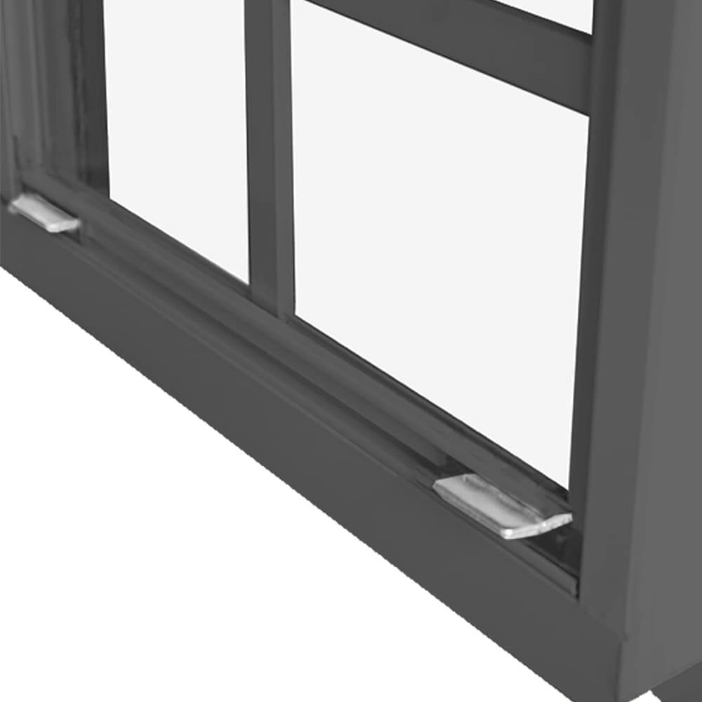 Shed Windows and More 1823BLKF Single-Hung-Windows - View #3