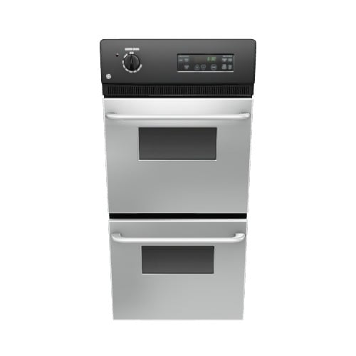 GE 24 in Double Electric Wall Oven Self cleaning Stainless Steel JRP28SKSS at Lowes
