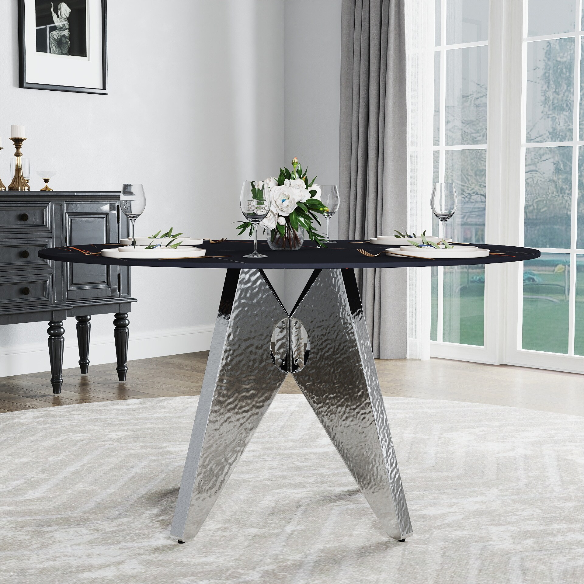 BuotiqHom DH-AT-135B-8S Dining-Tables - View #6