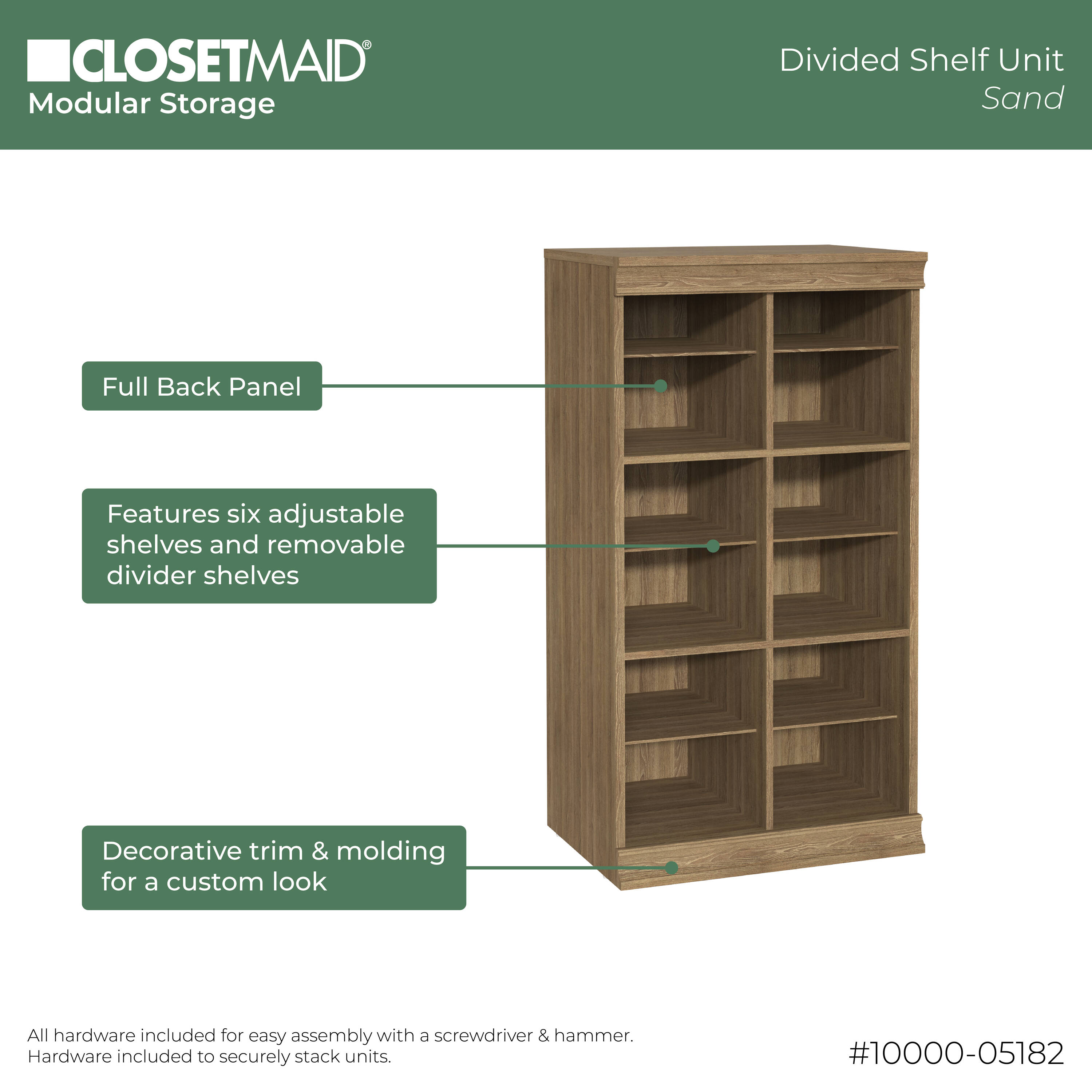 ClosetMaid 10000-05807 Wood-Closet-Kits - View #17