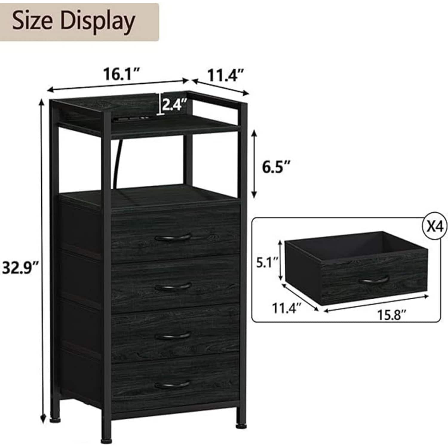 Garvee GGL-PHK-36Y9DATN nightstands - View #2