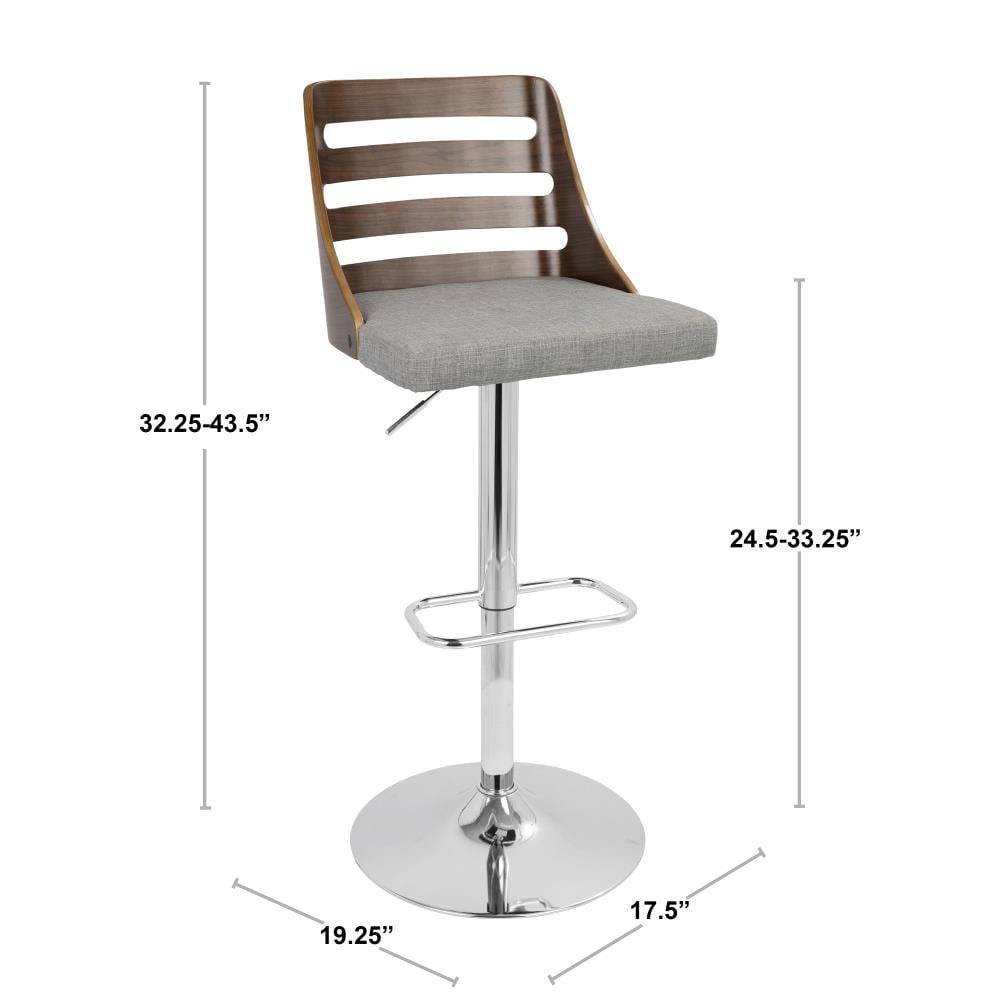 LumiSource BS-TRV WL+GY stools - View #7